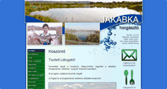 Desktop Screenshot of jakabka-horgaszto-szod.hu